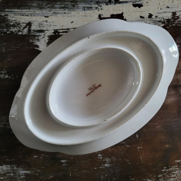 Haviland Limoges Sauce Boat & Lid w/ Attached Underplate Schleiger 161-4 *Read - Picture 12 of 13